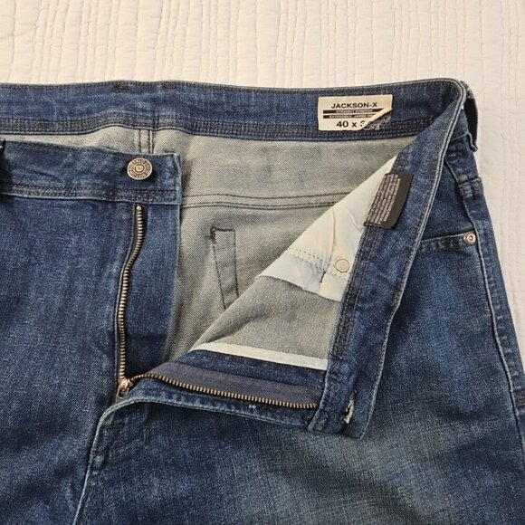 Buffalo David Bitton Jackson-X Jeans Men's 40x30 Straight Stretch Denim EUC - Picture 14 of 16